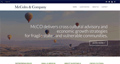 Desktop Screenshot of mccolmandco.com